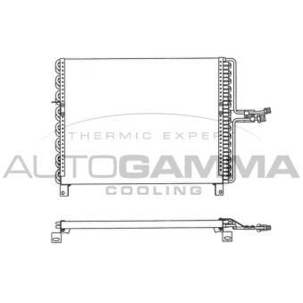 Condenseur, climatisation AUTOGAMMA [102688]