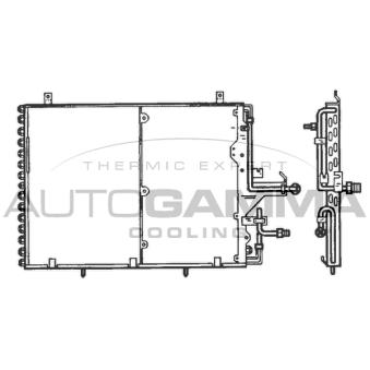 Condenseur, climatisation AUTOGAMMA [102690]