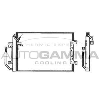 Condenseur, climatisation AUTOGAMMA OEM 1685000254
