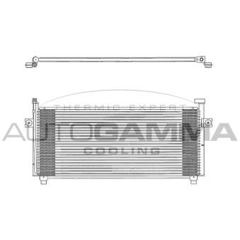 Condenseur, climatisation AUTOGAMMA 102721