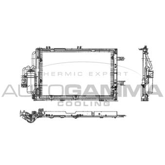 Condenseur, climatisation AUTOGAMMA 102737