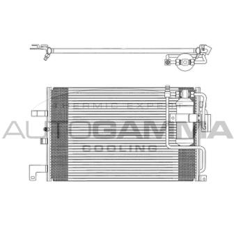 Condenseur, climatisation AUTOGAMMA 102774