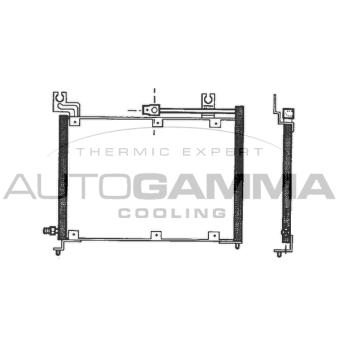 Condenseur, climatisation AUTOGAMMA 102792