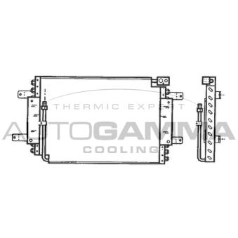 Condenseur, climatisation AUTOGAMMA [102795]
