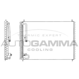 Condenseur, climatisation AUTOGAMMA 102828