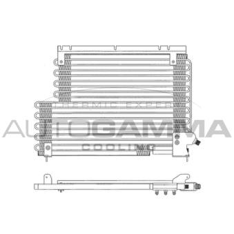 Condenseur, climatisation AUTOGAMMA 102833