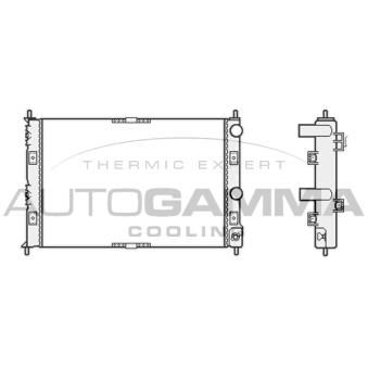 Radiateur, refroidissement du moteur AUTOGAMMA 102863