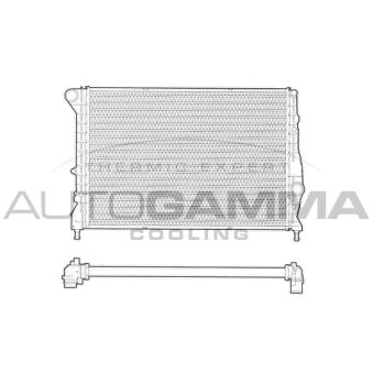 Radiateur, refroidissement du moteur AUTOGAMMA OEM 46842843