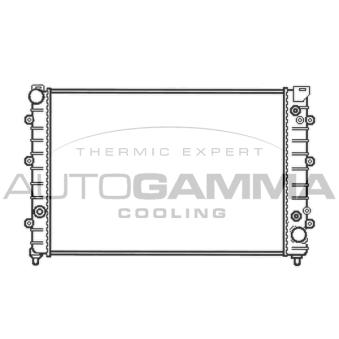 Radiateur, refroidissement du moteur AUTOGAMMA 102893