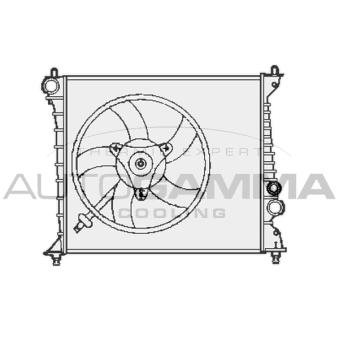 Radiateur, refroidissement du moteur AUTOGAMMA 102894