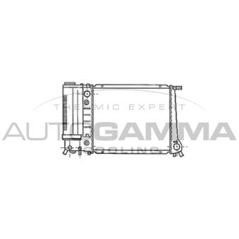 Radiateur, refroidissement du moteur AUTOGAMMA [102898]