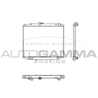 Radiateur, refroidissement du moteur AUTOGAMMA OEM 1958983