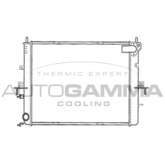Radiateur, refroidissement du moteur AUTOGAMMA 102937