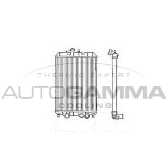 Radiateur, refroidissement du moteur AUTOGAMMA 102958