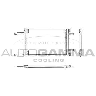 Condenseur, climatisation AUTOGAMMA 102966