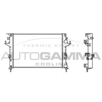 Radiateur, refroidissement du moteur AUTOGAMMA 103031