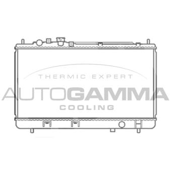 Radiateur, refroidissement du moteur AUTOGAMMA 103056