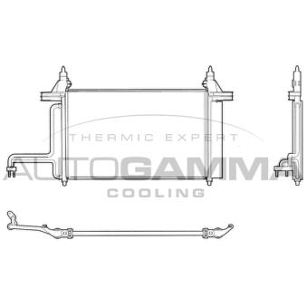 Condenseur, climatisation AUTOGAMMA 103060