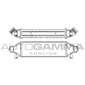 Intercooler, échangeur AUTOGAMMA OEM 4401912