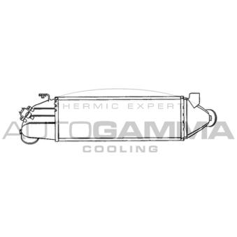 Intercooler, échangeur AUTOGAMMA OEM 1C159L440BA Intercooler, échangeur AUTOGAMMA OEM 1C159L440BA
