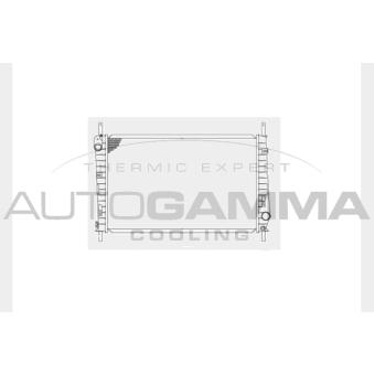 Radiateur, refroidissement du moteur AUTOGAMMA 103100