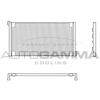 Condenseur, climatisation AUTOGAMMA [103194]