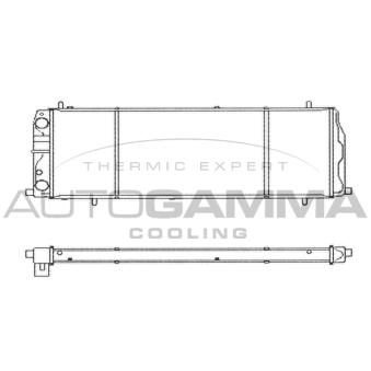 Radiateur, refroidissement du moteur AUTOGAMMA 103214