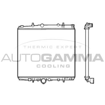 Radiateur, refroidissement du moteur AUTOGAMMA OEM 1330H8