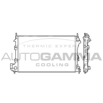 Radiateur, refroidissement du moteur AUTOGAMMA 103237