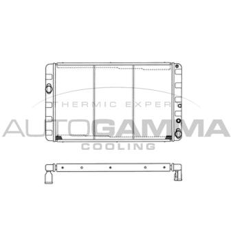 Radiateur, refroidissement du moteur AUTOGAMMA 103261