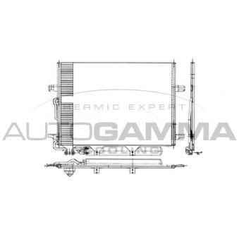Condenseur, climatisation AUTOGAMMA 103275