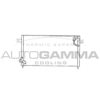 Condenseur, climatisation AUTOGAMMA [103291]