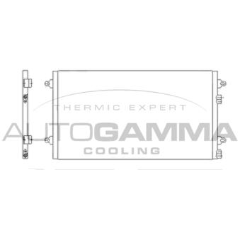 Condenseur, climatisation AUTOGAMMA 103303