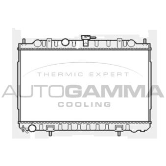 Radiateur, refroidissement du moteur AUTOGAMMA OEM 21410EQ30A