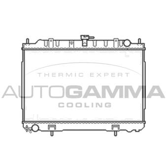 Radiateur, refroidissement du moteur AUTOGAMMA [103349]