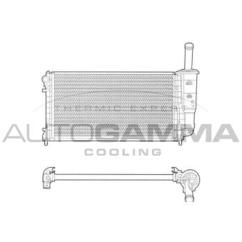 Radiateur, refroidissement du moteur AUTOGAMMA OEM 51723827