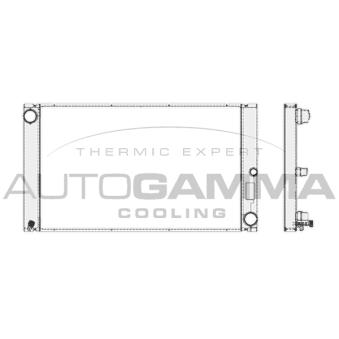 Radiateur, refroidissement du moteur AUTOGAMMA 103392