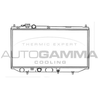 Radiateur, refroidissement du moteur AUTOGAMMA 103402