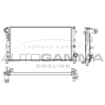 Radiateur, refroidissement du moteur AUTOGAMMA OEM 46798743