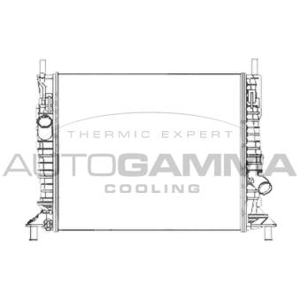Radiateur, refroidissement du moteur AUTOGAMMA 103422