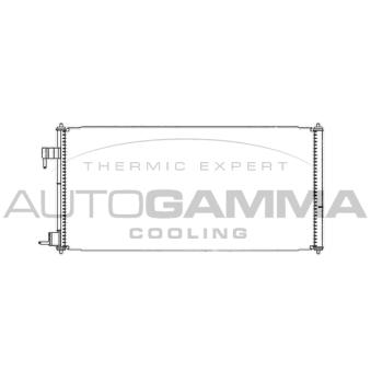 Condenseur, climatisation AUTOGAMMA 103433