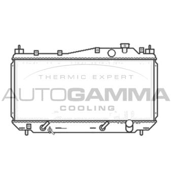 Radiateur, refroidissement du moteur AUTOGAMMA 103435