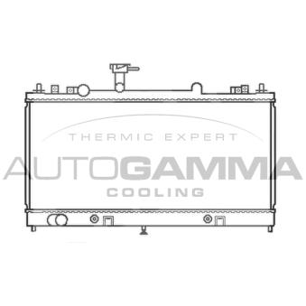 Radiateur, refroidissement du moteur AUTOGAMMA 103441