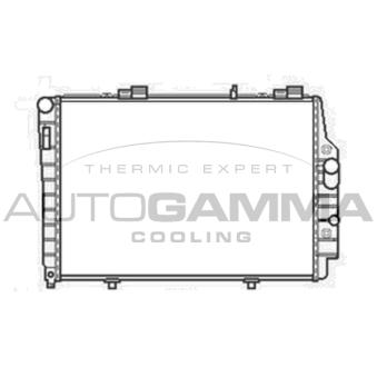 Radiateur, refroidissement du moteur AUTOGAMMA [103468]