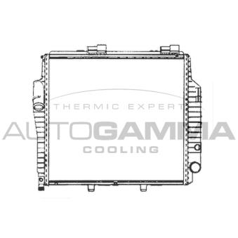 Radiateur, refroidissement du moteur AUTOGAMMA 103470
