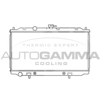 Radiateur, refroidissement du moteur AUTOGAMMA [103501]