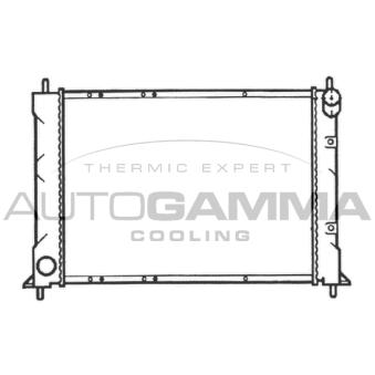 Radiateur, refroidissement du moteur AUTOGAMMA [103550]