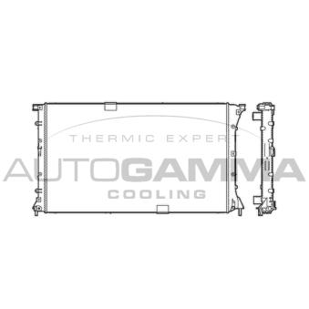 Radiateur, refroidissement du moteur AUTOGAMMA OEM 4417578