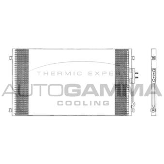 Condenseur, climatisation AUTOGAMMA 103618