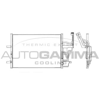 Condenseur, climatisation AUTOGAMMA 103621